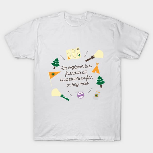 UP! Wilderness Explorer T-Shirt by jordihales